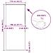 Tenda a Rullo Doccia Cassonetto 110x240 cm Larghezza Tessuto - Foto miniatura 10
