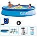 Piscina Fuori Terra - In Giro - 366x76 Cm - Blu - Include Accessori Coordinati A604 - Foto miniatura 1