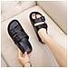 Comode Pantofole Bianche In Eva Black 41-42 - Foto miniatura 6