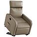 Poltrona Alzapersona Reclinabile Cappuccino in Similpelle - Foto miniatura 3