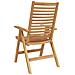 Sedie da Giardino  Pieghevoli 4 pcs in Legno Massello di Teak, Sedie da Giardino  2 pcs in Legno Massello di Teak - Foto miniatura 7