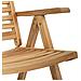 Sedie da Giardino  Pieghevoli 4 pcs in Legno Massello di Teak, Sedie da Giardino  2 pcs in Legno Massello di Teak - Foto miniatura 8