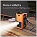 Ventilatore Da Cintura N610: Portatile, Ricaricabile, A Clip Orange - Foto miniatura 4
