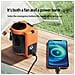 Ventilatore Da Cintura N610: Portatile, Ricaricabile, A Clip Orange - Foto miniatura 6