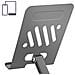Supporto Da Scrivania Per Computer, Tablet E Smartphone Regolabile Con Base Antiscivolo, Grigio - Foto miniatura 4