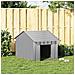 Casetta per Cani con Tetto 83x130x85 cm Acciaio Zincato - Foto miniatura 2