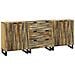 Set di mobili per il bagno 3 pcs Marrone 180 x 33 x 75 cm - Foto miniatura 1