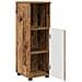 Set di mobili per il bagno con cassetto 3 pcs Legno vecchio - Foto miniatura 6