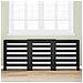 Copertura per radiatori Rovere Nero 205 x 21.5 x 83.5 cm - Foto miniatura 2