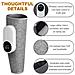 Massaggiatore Wireless Per Gambe Con Compressione Ad Aria E Calore - Set Di 2 Grey - Foto miniatura 5