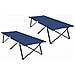 Letto da campeggio pieghevole 2 pcs Blu 206 x 76 x 74 cm - Foto miniatura 1