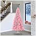 Albero di Natale con 300 LED con supporto Rosa 240 cm PVC - Foto miniatura 2