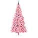 Albero di Natale con 300 LED con supporto Rosa 240 cm PVC - Foto miniatura 3