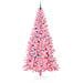Albero di Natale con 300 LED con supporto Rosa 240 cm PVC - Foto miniatura 4