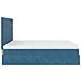 Struttura Letto Pouf con Materassi 160x200 cm Velluto - Foto miniatura 9
