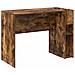 Scrivania Rovere fumé 109 x 50 x 78 cm Legno multistrato - Foto miniatura 1