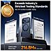 Cover per iPhone 17 Pro - TPU+PC, Nero, Con Soporte - Foto miniatura 2