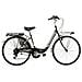 Bici Da Donna Misura 28 Bicicletta Linea Venere Lusso City Bike Con Cambio 6v Completa Di Accessori Con Luci A Led - 43 Nero Opaco - Foto miniatura 1