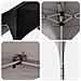 Tenda per feste a pop-up 575 x 288 x 245 cm Nero Tessuto Oxford - Foto miniatura 9