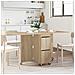 Tavolo da Pranzo 2 pcs 140 x 80 x 77 cm Legno ingegnerizzato - Foto miniatura 2