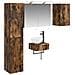 Set di mobili per il bagno 5 pcs Rovere Fumo - Foto miniatura 1