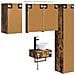 Set di mobili per il bagno 5 pcs Rovere Fumo - Foto miniatura 7