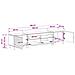 Mobile TV LED a 5 pezzi Rovere Artigianale Legno ingegnerizzato - Foto miniatura 4