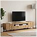 Mobile TV LED a 5 pezzi Rovere Artigianale Legno ingegnerizzato - Foto miniatura 6