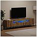Mobile TV LED a 5 pezzi Rovere Artigianale Legno ingegnerizzato - Foto miniatura 7