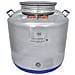 Contenitore in acciaio inox 50 Lt per olio tipo saldato con tappo a vite - Foto miniatura 1