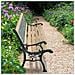Panchina da Giardino 122 cm in Legno - Foto miniatura 2