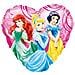 Palloncino In Alluminio Principesse Disney 23 Cm Taglia Unica - Foto miniatura 2