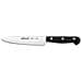 Serie Universal - Coltello Da Cucina - Lama Acciaio Inossidabile Nitrum 150 Mm - Manico Polioxymetilene (pom) Colore Nero - Foto miniatura 1