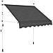 Tenda Da Sole Retrattile Manuale 150 Cm Antracite - Foto miniatura 1