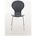 Sedia Impilabile Diego in Legno I Sedia Attesa in Metallo I Sedia Ergonomica Conferenza I Sedia Design Classico Riunioni O Sale Grigio - Foto miniatura 2