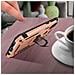 Cover Samsung Galaxy M30s Bi-materia Anello Magnetico Stand Rosa Gold - Foto miniatura 2