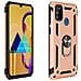 Cover Samsung Galaxy M30s Bi-materia Anello Magnetico Stand Rosa Gold - Foto miniatura 1