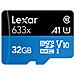 Scheda Di Memoria Microsdhc 633x 100mb/s Da 32 Gb Con Adattatore Sd, Noir / Bleu - Foto miniatura 6