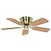 Ventilatore Da Soffitto Piatto Classic Flat Iii In Ottone Spazzolato, Diametro: 75 Cm - Foto miniatura 3