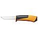 Coltello Universale, Includono Fodero Con Affilalama, Lunghezza Totale: 21,5 Cm, Nero / Arancione, 1023618 - Foto miniatura 1
