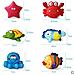 Bagno Di Giocattoli Acquatici Bagno Pesce Stella Di Mare Mare Cavalli Giocattoli (6pcs) Con Bagno Giocattoli Borsa Sea Creature Giocattoli Da Bagno Bambino Molli Bath Time Giocattoli Prescolare Animali Giocattoli Da Bagno Vasca Da Bagno E Soft - Foto miniatura 3