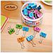 Clip Piccola Carta Colorata Binder 19mm Coideal Assortiti Metallo Foldback Morsa Con Bella Sveglia Hollow Smiling Face Per Office Home Arte Mestieri Foto Immagini (40 Pezzi)  - Foto miniatura 1