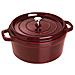 Cocotte 2 Maniglie con Coperchio 28 cm Bordeaux  - Foto miniatura 1
