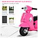 Moto Elettrica Per Bambini Con Licenza Ufficiale Vespa Batteria 6v, Fari E Clacson, Per Bimbi Da 18-36 Mesi, Rosa, 66.5x38x52cm - Foto miniatura 2