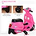 Moto Elettrica Per Bambini Con Licenza Ufficiale Vespa Batteria 6v, Fari E Clacson, Per Bimbi Da 18-36 Mesi, Rosa, 66.5x38x52cm - Foto miniatura 5