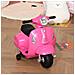 Moto Elettrica Per Bambini Con Licenza Ufficiale Vespa Batteria 6v, Fari E Clacson, Per Bimbi Da 18-36 Mesi, Rosa, 66.5x38x52cm - Foto miniatura 6