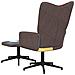 Sedia Relax con Sgabello in Tessuto Patchwork - Foto miniatura 2