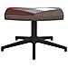 Sedia Relax con Sgabello in Tessuto Patchwork - Foto miniatura 7