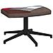 Sedia Relax con Sgabello in Tessuto Patchwork - Foto miniatura 10