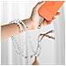 Collana Universale Per Smartphone Con Perline Lunghezza 74 Cm Bianco - Foto miniatura 4
